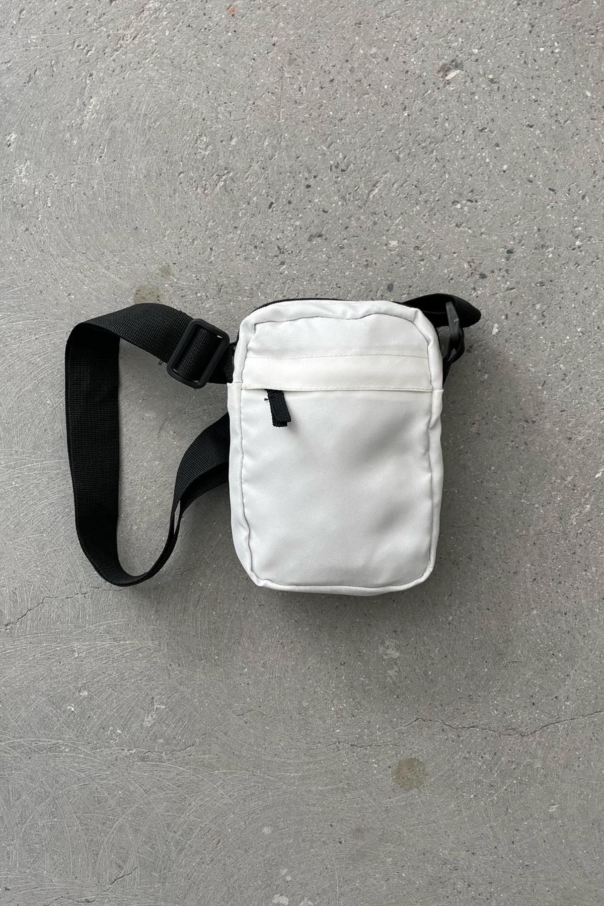 Men's Casual Shoulder Bag White