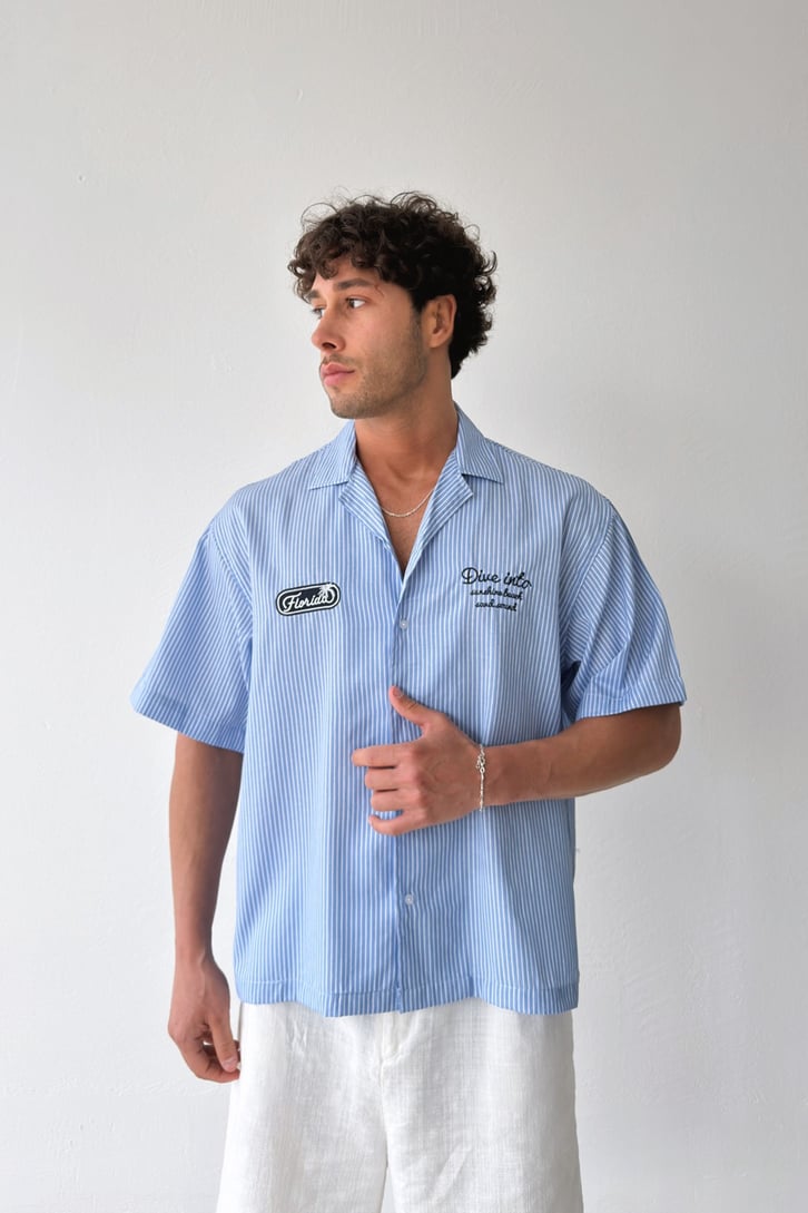 Striped Short-Sleeve Shirt